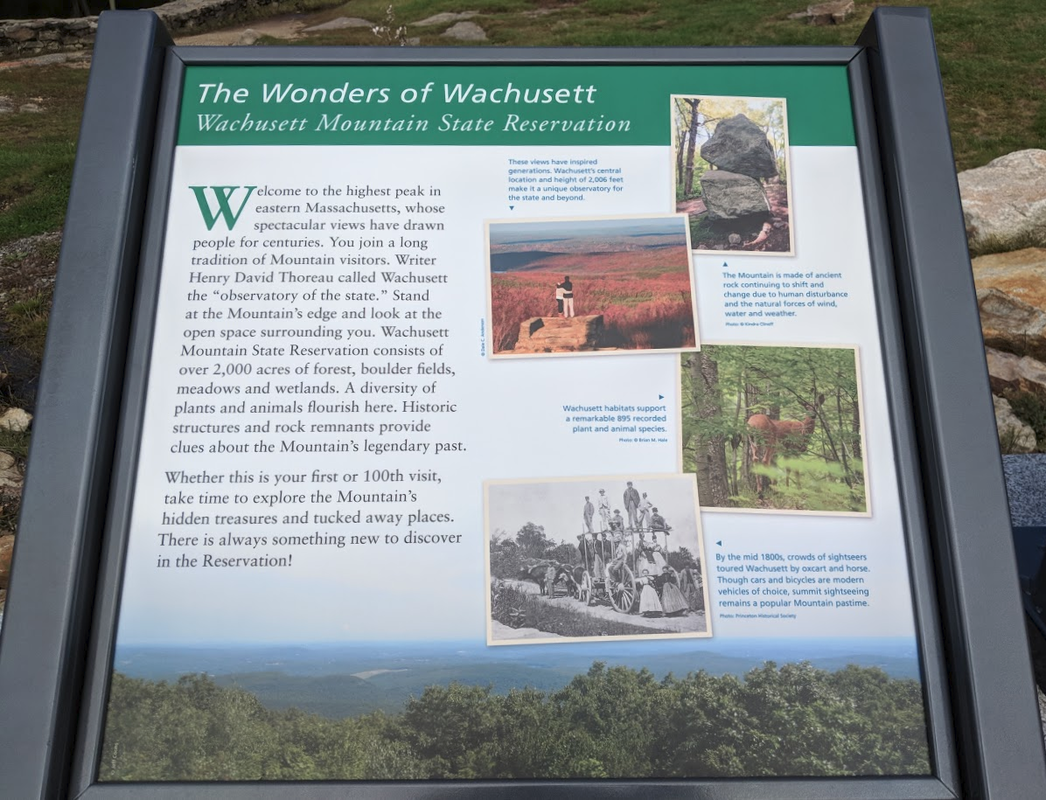 Wonders of Wachusett wayside panel